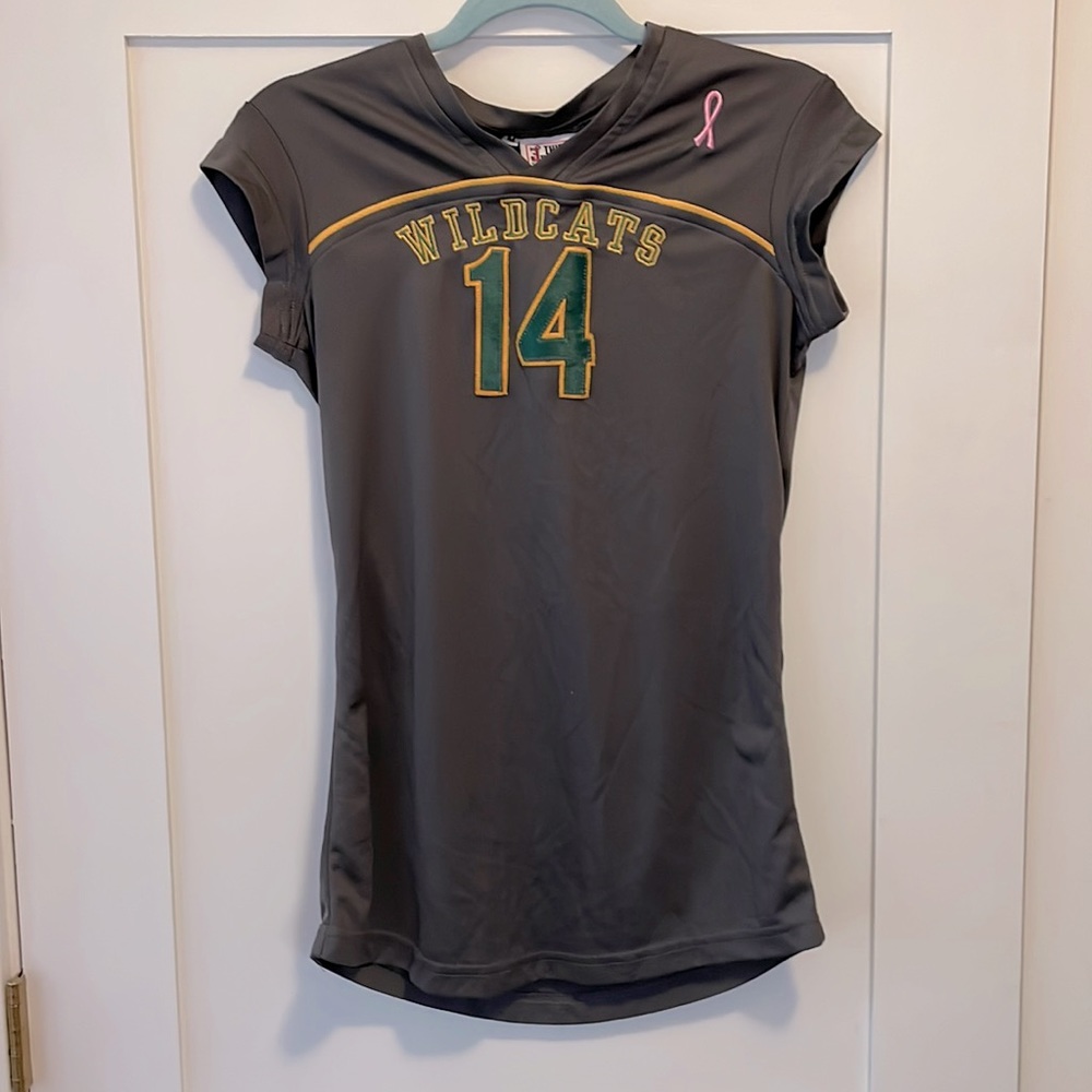 NMU Wildcats Gray Volleyball Jersey